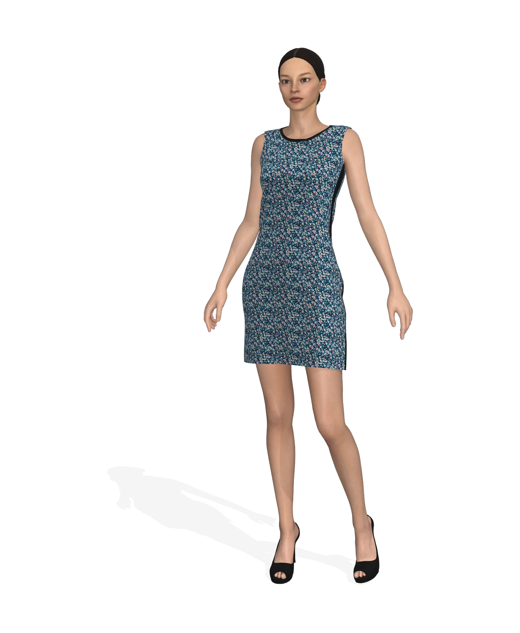 KDscion p10 sleeveless sheath dress